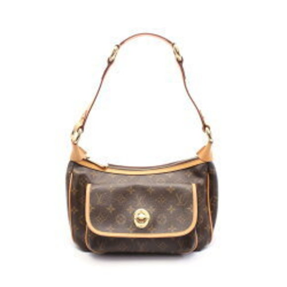 Louis Vuitton Tikal Shoulder Bag Leather Monogram Brown - Picture 1 of 7